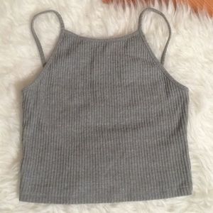 Brandy Melville Ribbed Crop Top